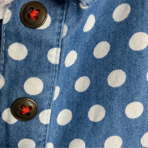 Matilda Jane Top Girl's Size 8 Polka Dot Believe From The Heart Tunic 24446T - Picture 4 of 6